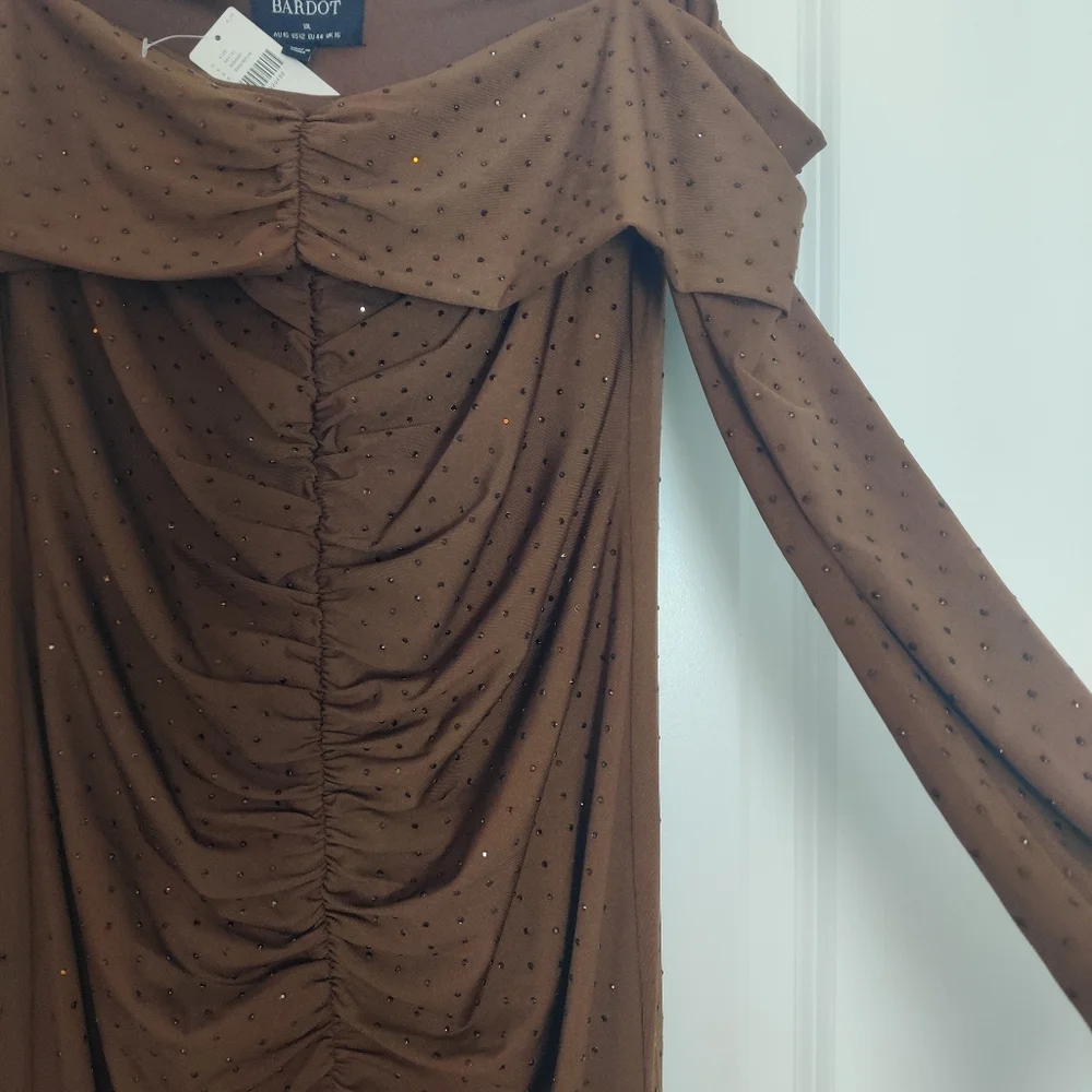 *Bardot Artura Diamante Maxi Dress – Size XXL NWT - Picture 6 of 10